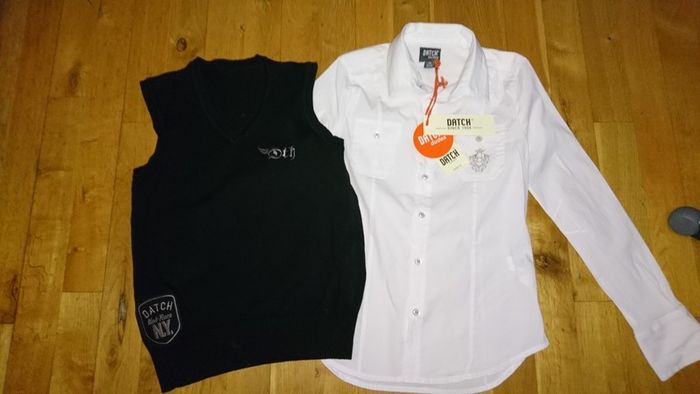 BNWT Datch Dudes Designer boys shirt and jumper