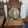 3 Antique Meditation Chairs ,1 Double and 2 Single for sale Image 7