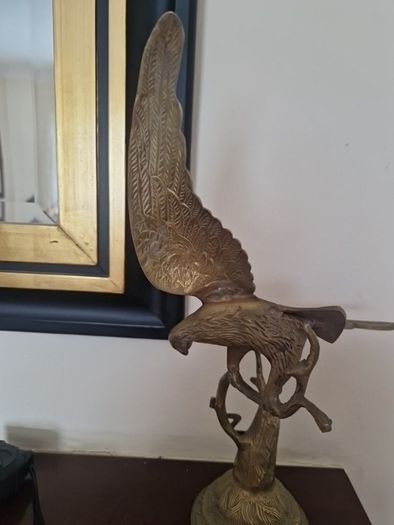 vintage brass eagle