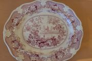 Antique creamware plate EKB - extremely rare