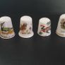Collection of Bone China Bird Themed Thimbles Image 8