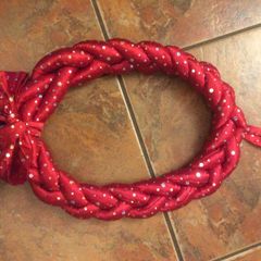 2 Handmade Christmas wreaths