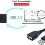 USB 2.0 Extension Cable A Male to A Female 1.5m  Black Image 2