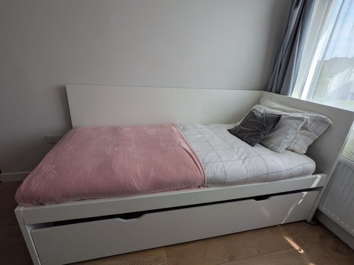 Single Bedframe, IKEA , FLAXA (plus extra pull out single frame)