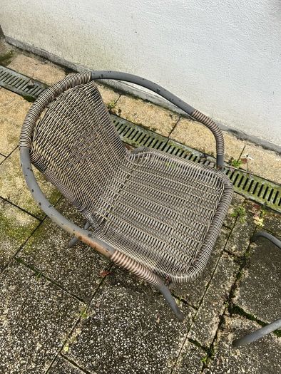 Outdoor table and chair