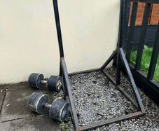 weights bar boxing holder