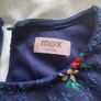 Girls Navy Summer Floral Dress Image 6