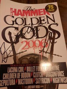 Metal Hammer - Golden Gods DVD 2006 (Autographed By 3 Members Of Mastodon)