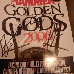 Metal Hammer - Golden Gods DVD 2006 (Autographed By 3 Members Of Mastodon)