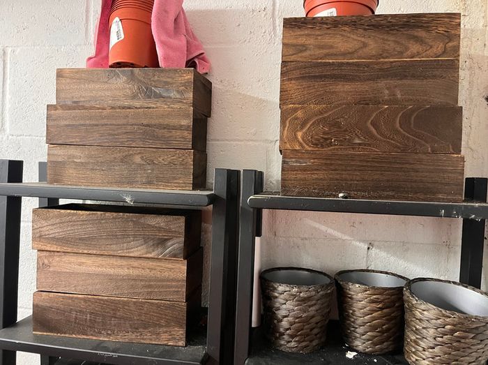 Rustic Styling Lot - Baskets, Crates & Wooden Props