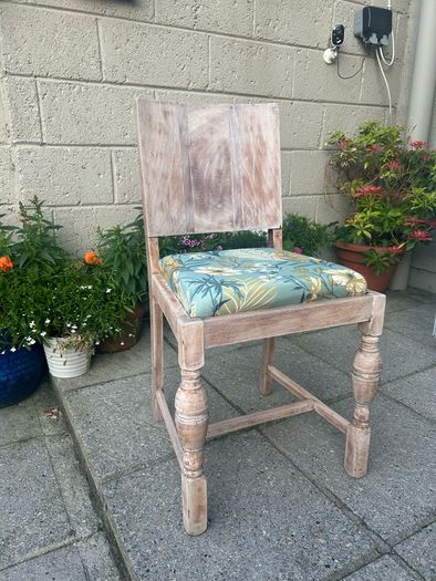 Unique "shabby chic" chair
