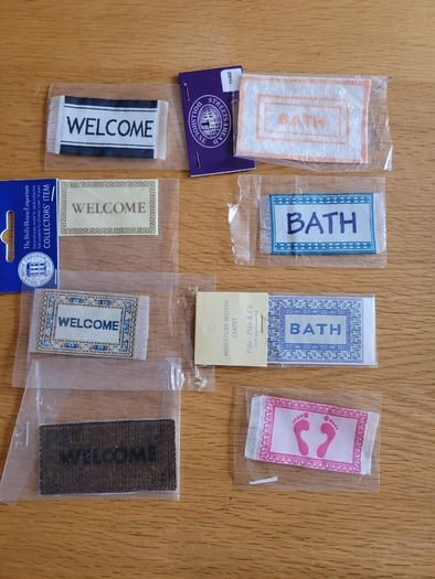 Dolls house carpets and rugs