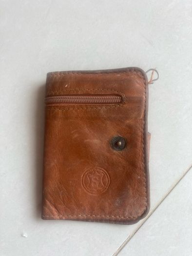 Vintage 70's leather Key Holder/Purse