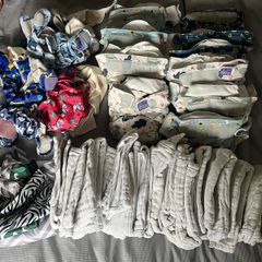 Large bundle cloth nappies