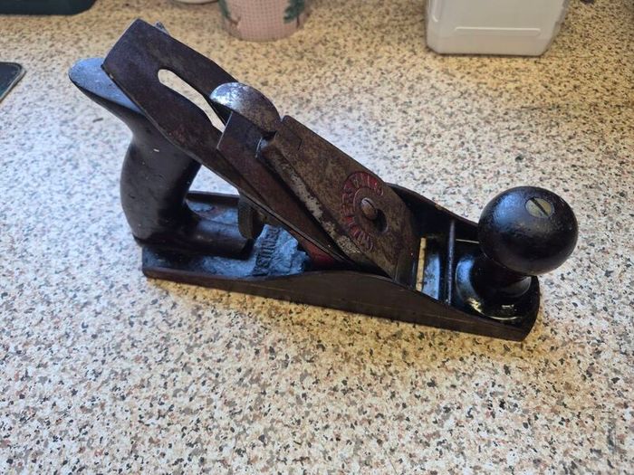Vintage Millers Falls 9" Smoothing Hand Plane USA Woodworking Tool Cast Iron