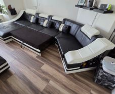 Sofa with Ottoman and sleeping function
