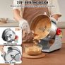 2500g Electric Grain Mill Grinder, High Speed 3400W Commercial Spice Grinders, Stainless Steel Pulverizer Powder Machine, for Dry Grains Spices Cereals Coffee Corn Pepper, Swing Type Image 6
