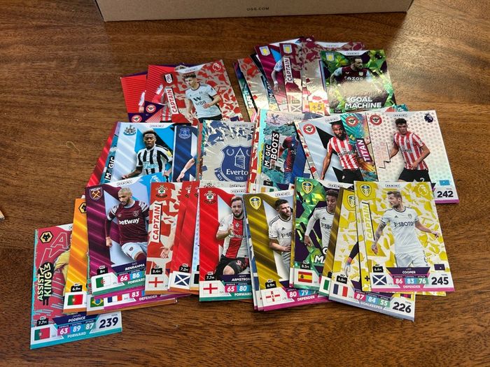 Topps Panini 4Kg / 1600+ football Cards Lot Bulk Bundle all different