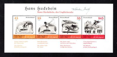 2007 Germany (Deutschland) The 175th Anniversary of the Birth of Wilhelm Busch Commemorative Stamps Miniature Sheet Mint Never Hinged (MNH)