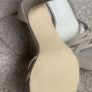sandals new look beige suede effect high heeled sandals size 40 Image 5