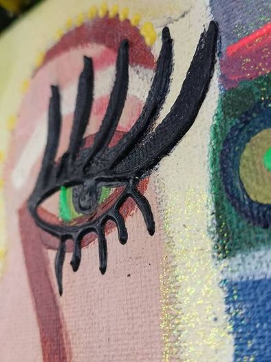 Lucia Cullinane Large Acrylic on Canvas