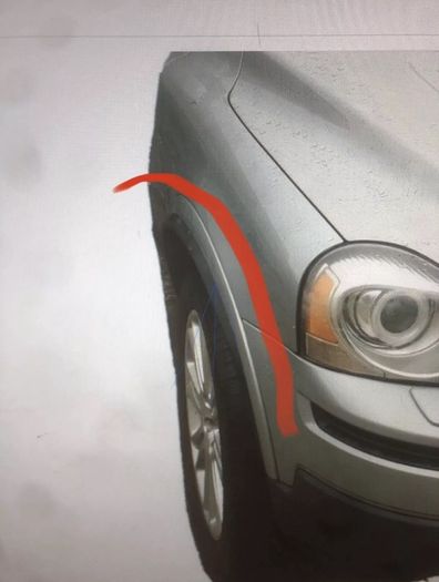 2008 Volvo Xc90 Wing Fender Right Driver Side