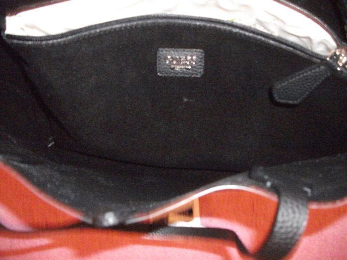 GUESS Bobbi reversible black velvet tote