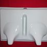 Vintage Porcelain Double Oval Frame Image 4