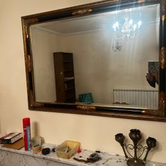 large ornate Gilt Framed Mirror