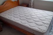 Double bed with mattress