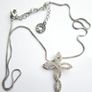 Silver Plated Equilibrium Necklace and a decorative cross length 18" - 4,6g Image 7