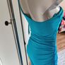 BNWT Quiz turquoise shoulder dress size UK10 EU38 Postage included Image 4