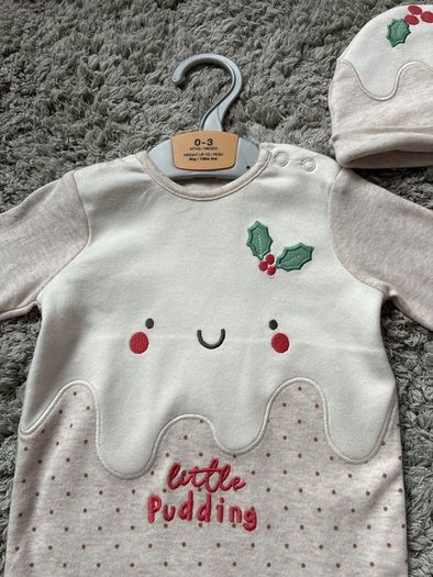 Fab Christmas baby grow, new with tags