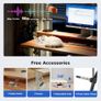 Electric Adjustable Height Desk, with 2 Fabric Drawers, 100x60cm Image 4