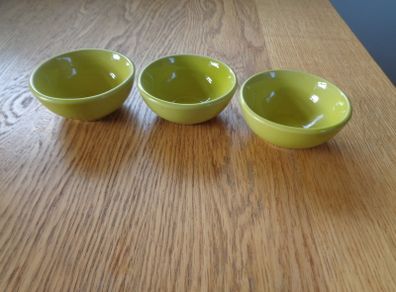 Ceramic Mini Dipping Bowls x 3 for Sale