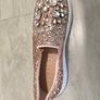 Gold Glitter Slip on Runners Image 2