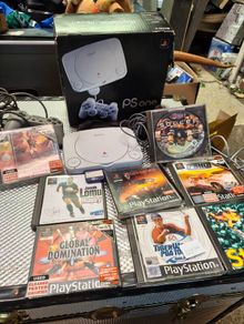 PS one boxed & games