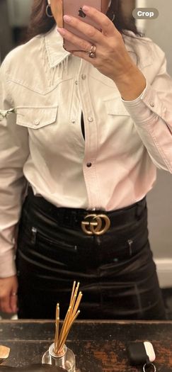 Pinko Ivory Blouse size 10 NWT, amazing
