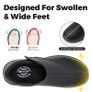 Brand New Women's Extra Wide Leather Shoes Velcro Fastener Breathable Image 2