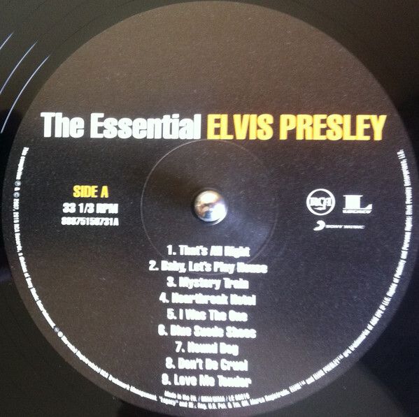 Elvis Presley  The Essential Elvis Presley 2LP