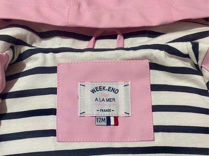 Weekend a la mer Pink Rain jacket