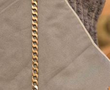 9 Carat Heavy Italian Rose Gold Curb bracelet