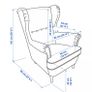 IKEA Arm chair & footstool Image 3