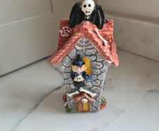 Halloween Haunted House Candle