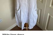 White linen dress size 12