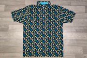 FootJoy FJ Patterned Golf Polo Shirt Mens XL