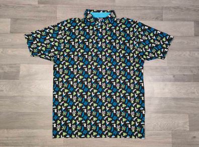 FootJoy FJ Patterned Golf Polo Shirt Mens XL