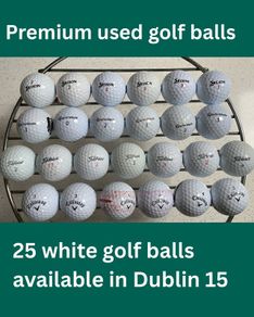 25 Premium mixed white golf balls