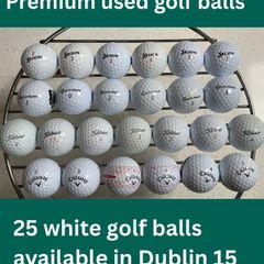 25 Premium mixed white golf balls