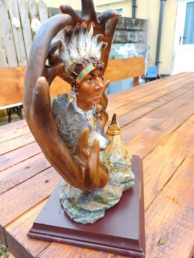 Vintage Native American Figure